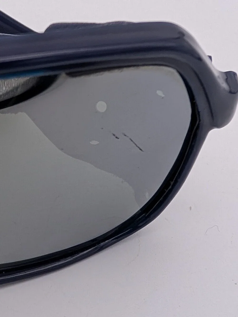 Vintage (1980s) I Ski Climbing Aviator Mirror Sunglasses w/Leather Blinders